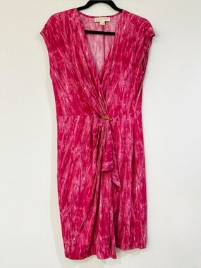 Michael Kors Hot Pink Dress Size Large